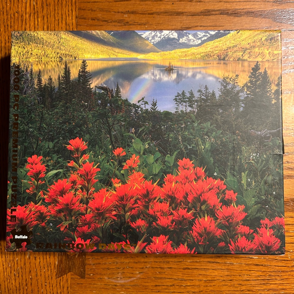 Mountains and Wildflowers Puzxle - premium puzzle 1000 pieces